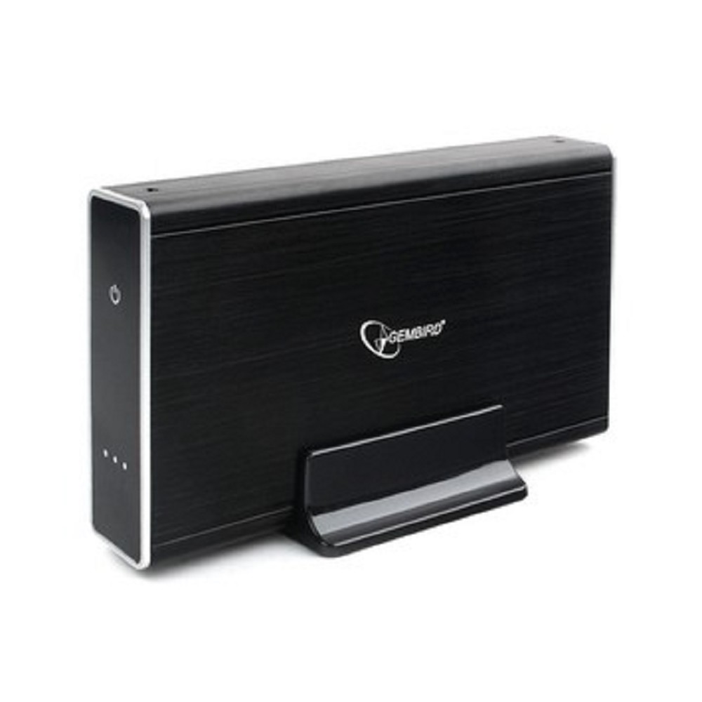 Повреждение упаковки Gembird EE3-U3S-80 Внешний корпус 3.5" чёрный, USB 3.0, SATA, HDD/SSD, до 10 Тб, алюминий
