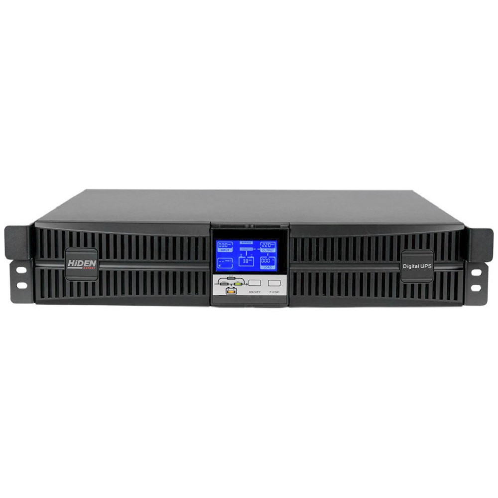 ИБП HIDEN EXPERT UDC9202H-RT, внешние акб= 72В (6 АКБ), ЗУ 8A, 2 kVA/1,8 kW {С двойным преобразованием Rack/Tower 2U 2000 ВА / 1800 Вт, 6 розеток IEC-320 С13, SNMP}