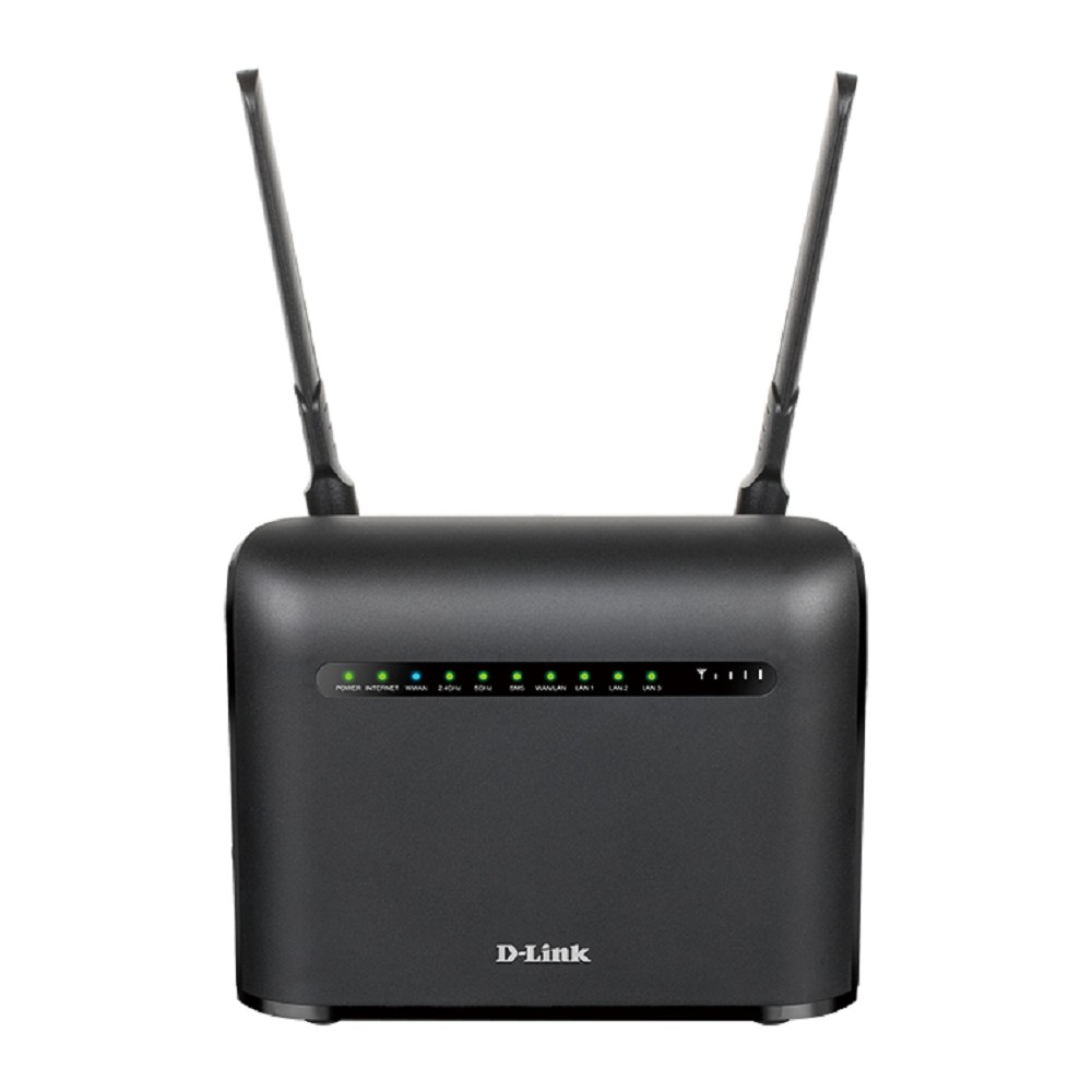 D-Link DWR-953V2/E3GR4HD Беспроводной двухдиапазонный маршрутизатор AC1200 с поддержкой 4G LTE и портами Gigabit Ethernet