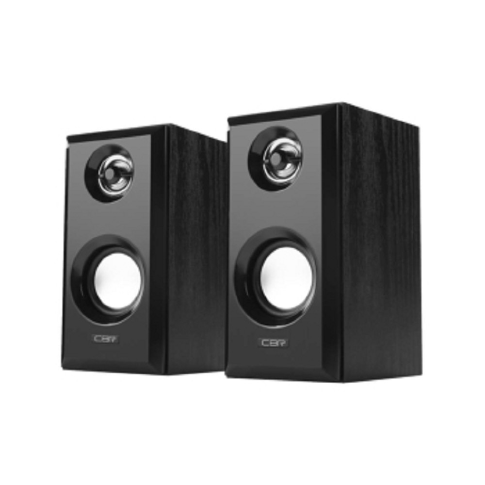 CBR CMS 710, Акустическая система 2.0, питание USB, 2х3 Вт (6 Вт RMS), материал корпуса MDF, 3.5 мм линейный стереовход, цвет чёрный