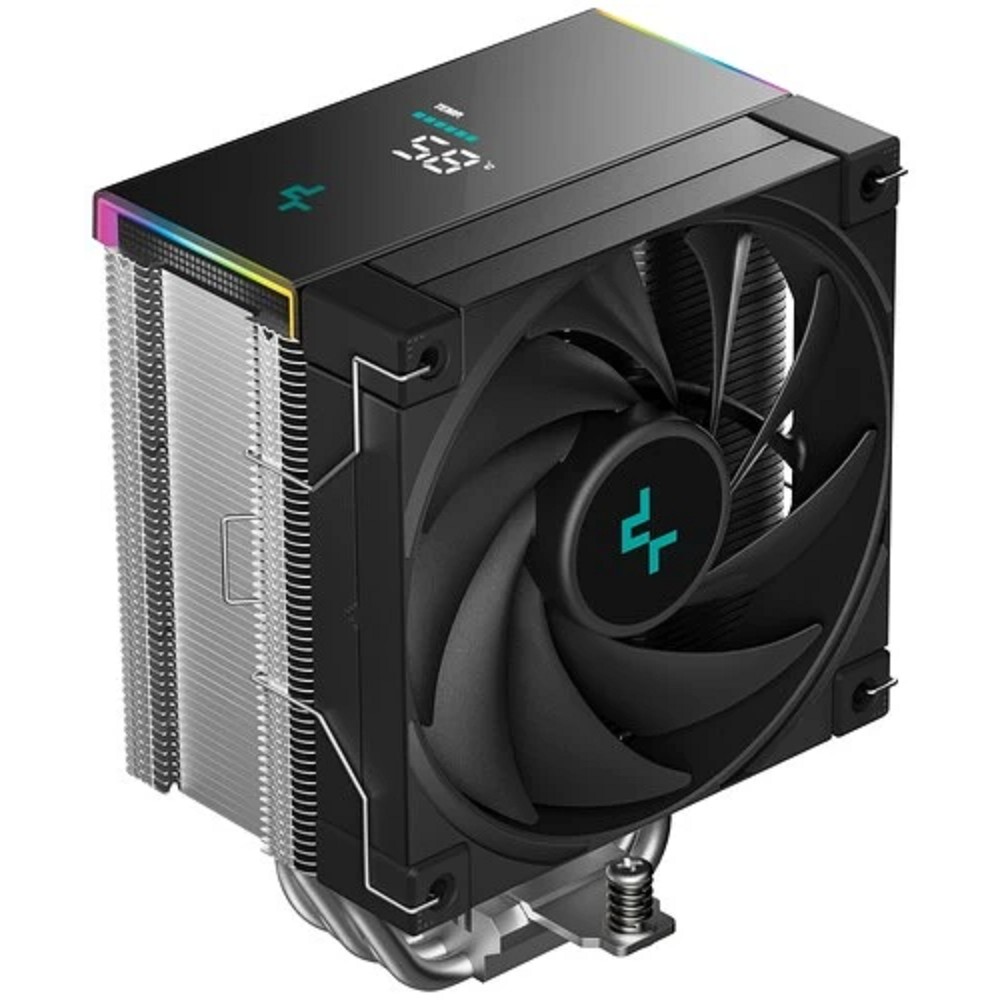Cooler Deepcool AK500S Digital SE ARGB Soc-AM5/AM4/1200/1700/1851 черный 4-pin 28dB Al+Cu LCD 240W 864gr Ret (R-AK500S-BKADMN-GJD)