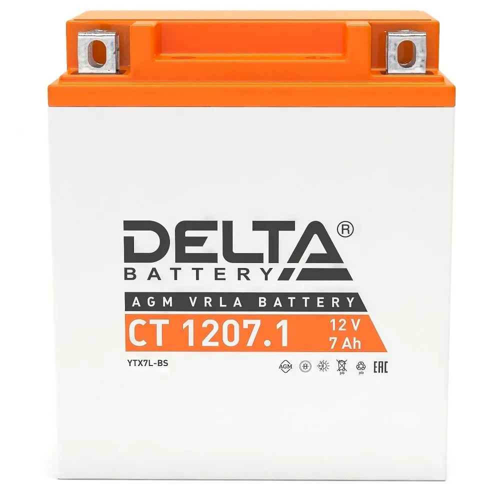 Delta CT 1207.1 (7 А\ч, 12В) для МОТО