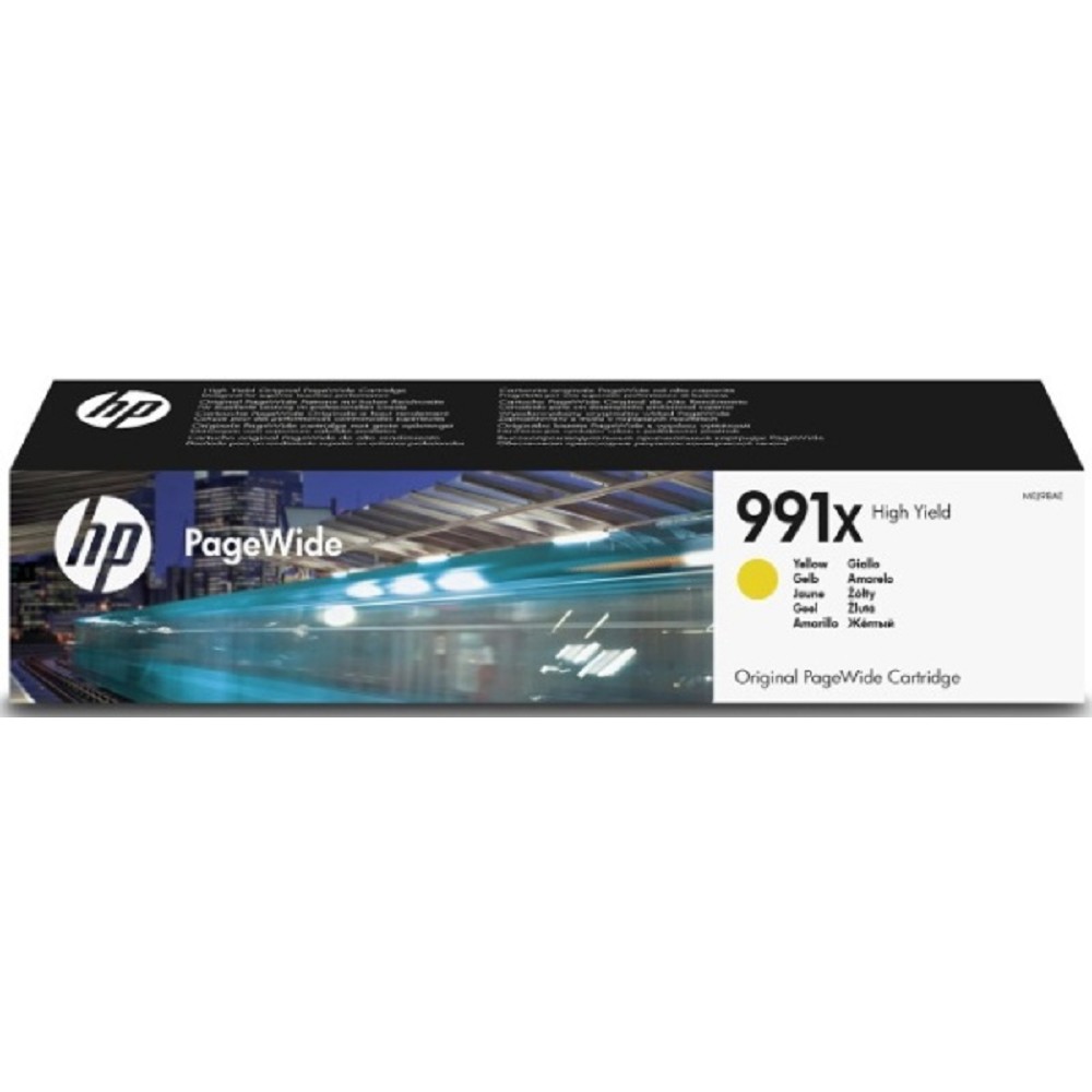 HP M0J98AE Картридж 991X Yellow {PageWide-Pro 750/772/777 , (16000 стр), (194 мл)}