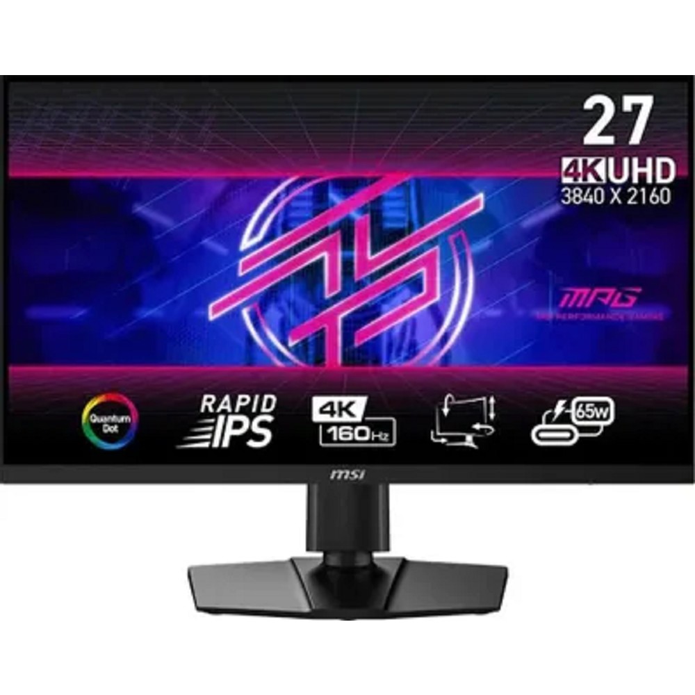 MSI MPG 27" 274URF QD черный {IPS 3840x2160 160Hz 1ms 178/178 400cd 1000:1 2xHDMI DisplayPort USB-C}[9s6-3cc29h-275]