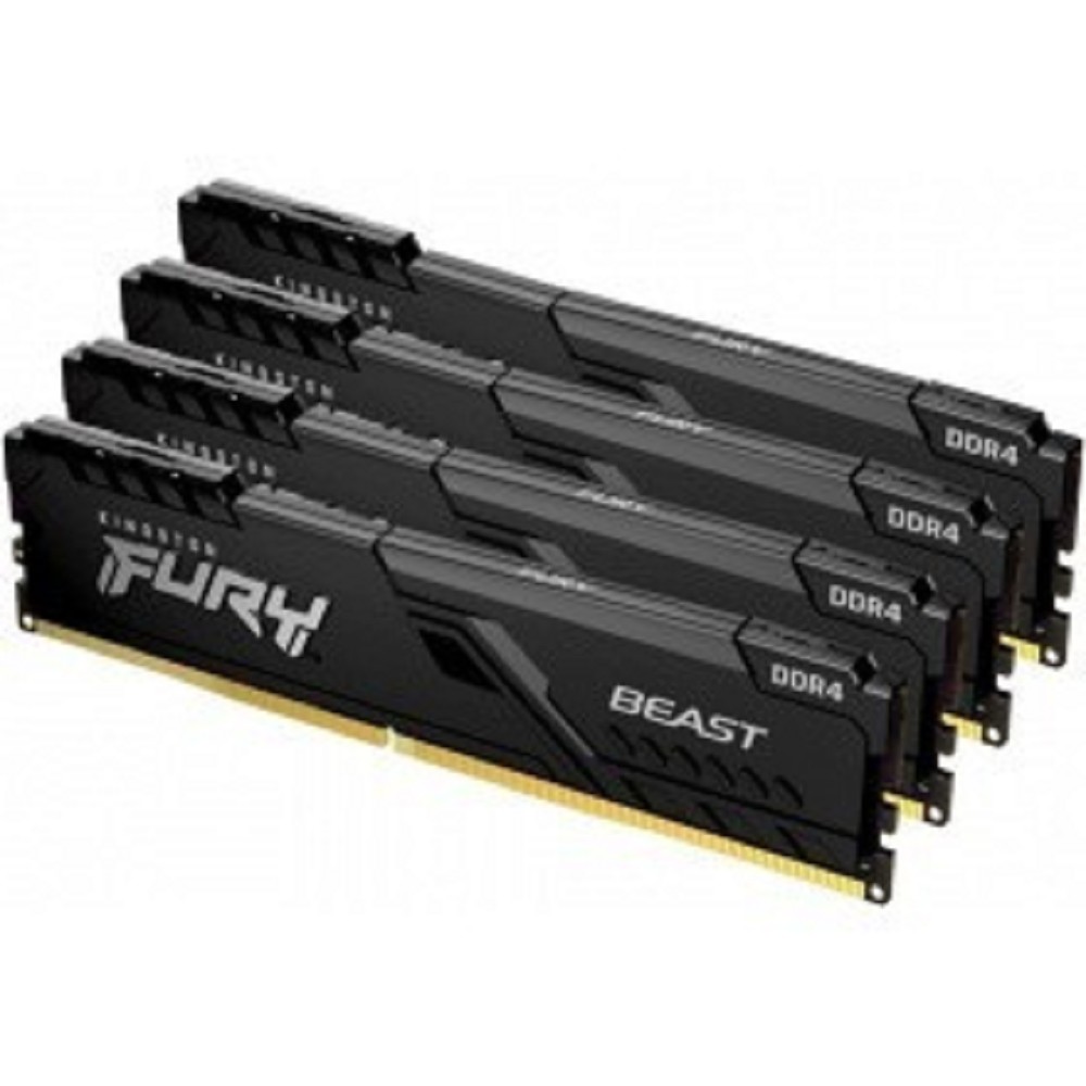 Kingston DDR4 DIMM 32GB 3200MHz CL16 (Kit 4x8Gb) FURY Beast Black KF432C16BBK4/32