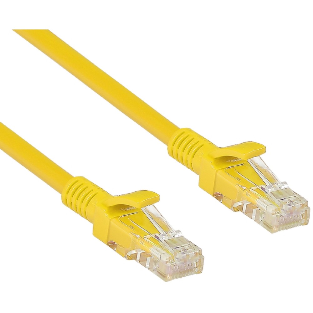 Exegate EX258664RUS Патч-корд UTP-RJ45-RJ45-5e-0,3M-YL, UTP, cat.5e, 0.3м, желтый