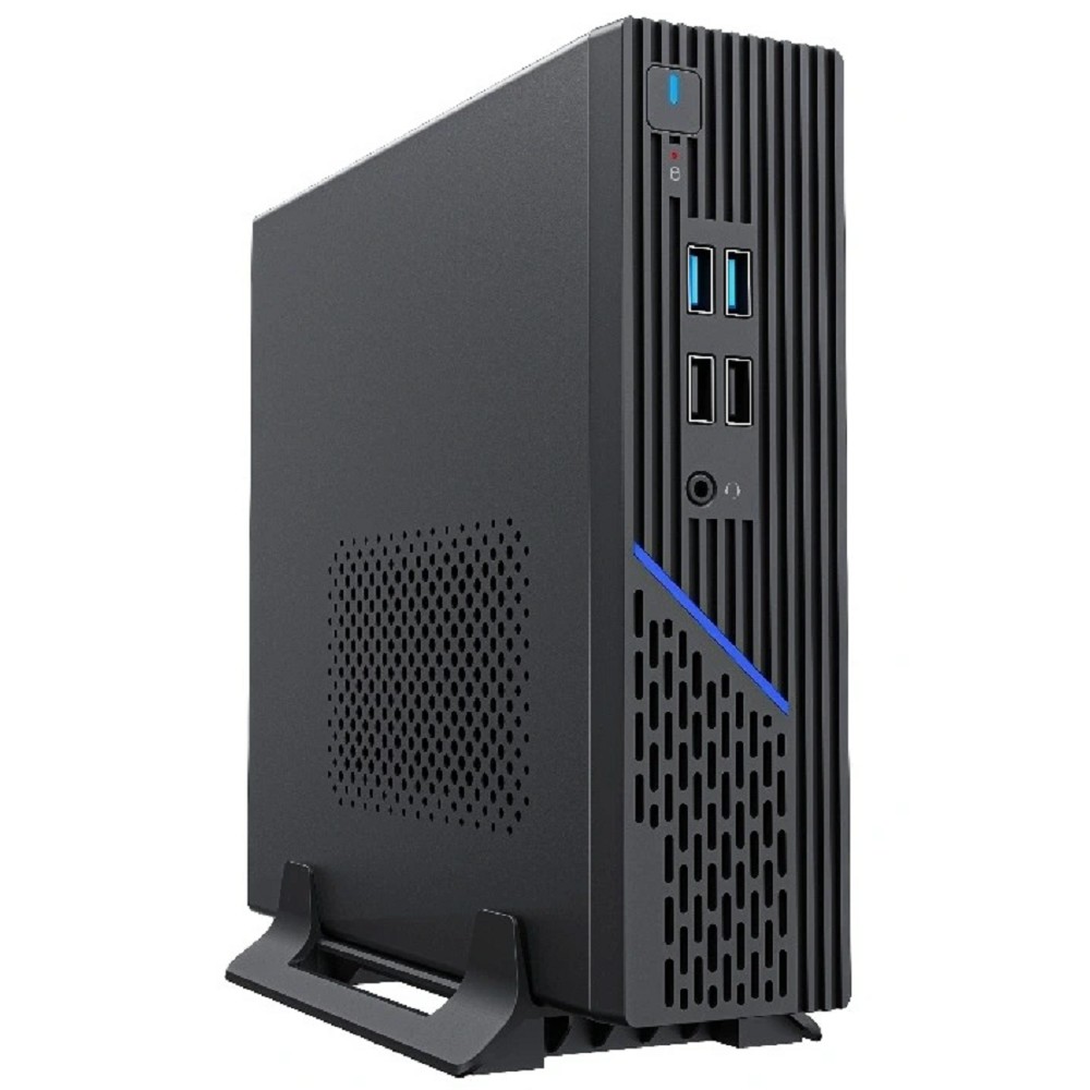 Foxline FL-109-AD120-DC mITX, w/ ext.PSU 120W, DC-converter, w/2xUSB2.0+2xUSB3.0, 1x40mmFan, black, VESA, w/pwr cord