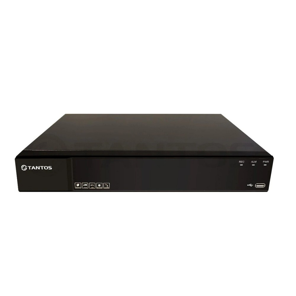Видеорегистратор Tantos TSr-NV16254 сетевой 16 канальный регистратор для IP камер (2 HDD)