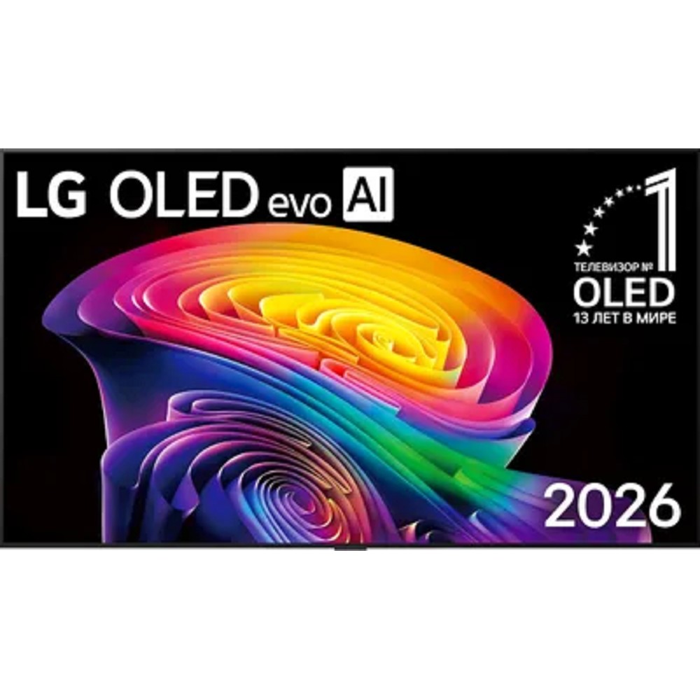 LG 42" OLED42C6RLA.ARU черный/серебристый 4K Ultra HD 120Hz DVB-T DVB-T2 DVB-C DVB-S2 USB WiFi Smart TV