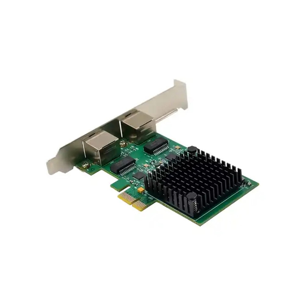 ORIENT XWT-RTL8125L2PE, Сетевая карта PCI-Ex1 v3.0 2xRJ45 2.5GbE NIC, RTL8125B+ASM1806 chipset, 2.5/1 Гбит/с, 2 планки крепления (33249)