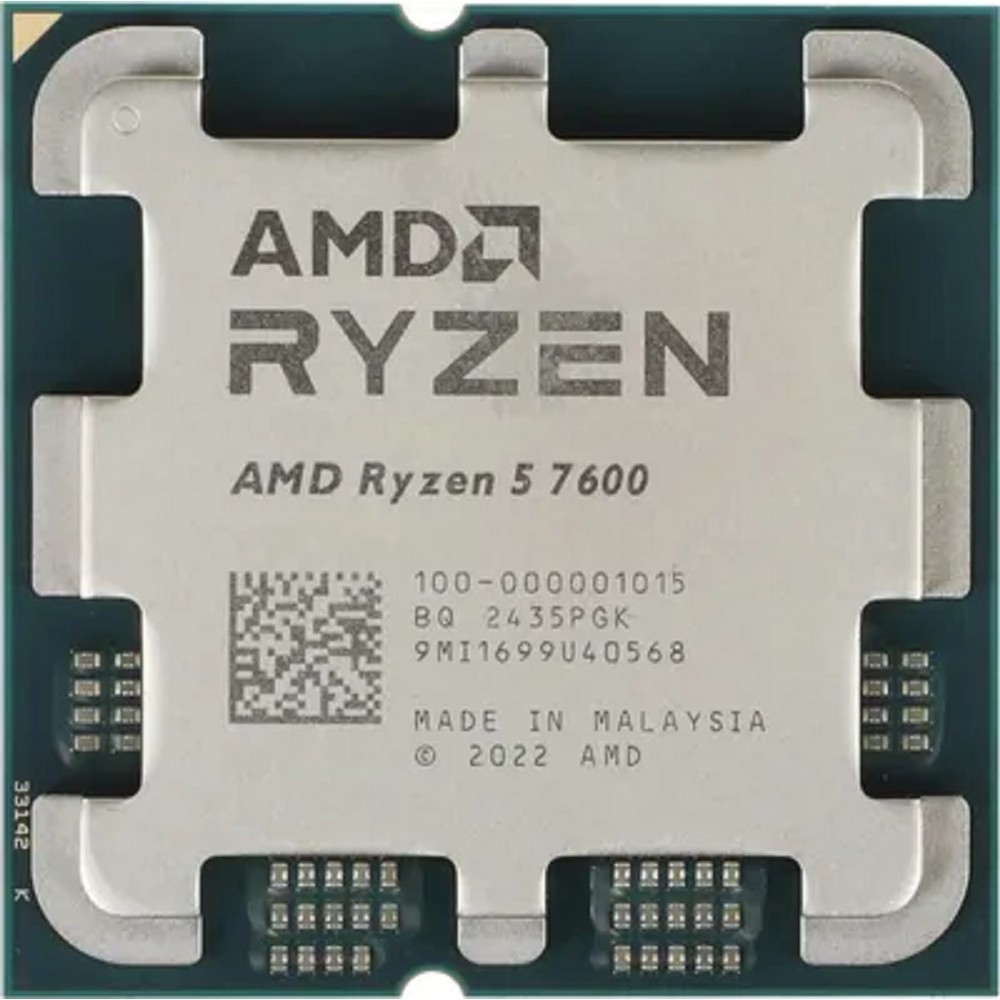 CPU AMD Ryzen 5 7600 OEM (100-000001015) {Raphael, 6C/12T, 3.8/5.1GHz, 32MB, 65W} 