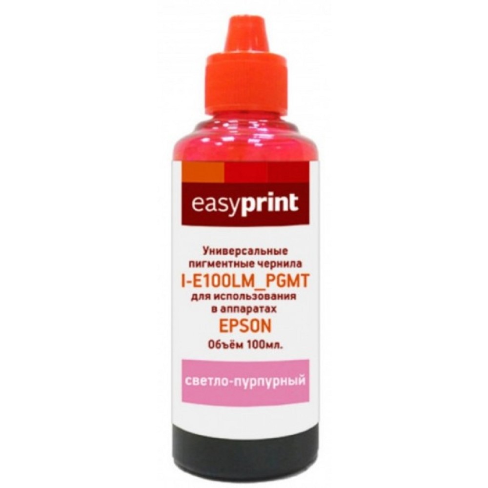 Easyprint Чернила I-E100LM_PGMT универсальные пигментные для Epson (100мл.) светло-пурпурный
