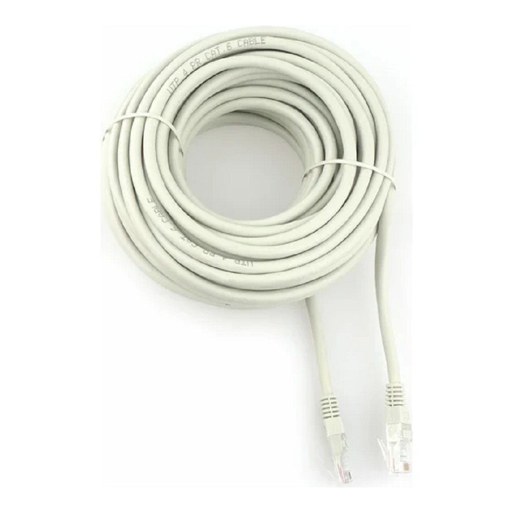 Патч-корд UTP Cablexpert PP6U-15M кат.6, 15м, литой, многожильный (серый)