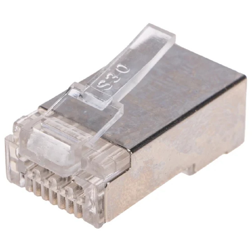 Rexant (05-1029) Разъем сквозной RJ-45(8P8C) под витую пару, FTP, CAT 6 ( Упаковка 100 шт )