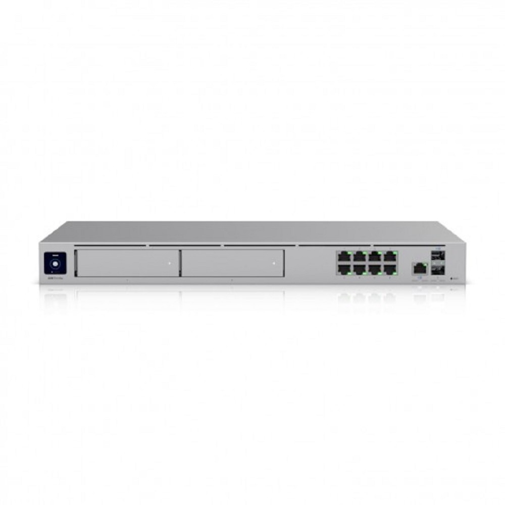 UBIQUITI UDM-Pro-Max Маршрутизатор, 1*SFP+, 8*1Gbit RJ45,1*SFP+ WAN, 1*2.5Gbit RJ45 WAN, 128GB SSD, 2*3.5" NVR HDD слота
