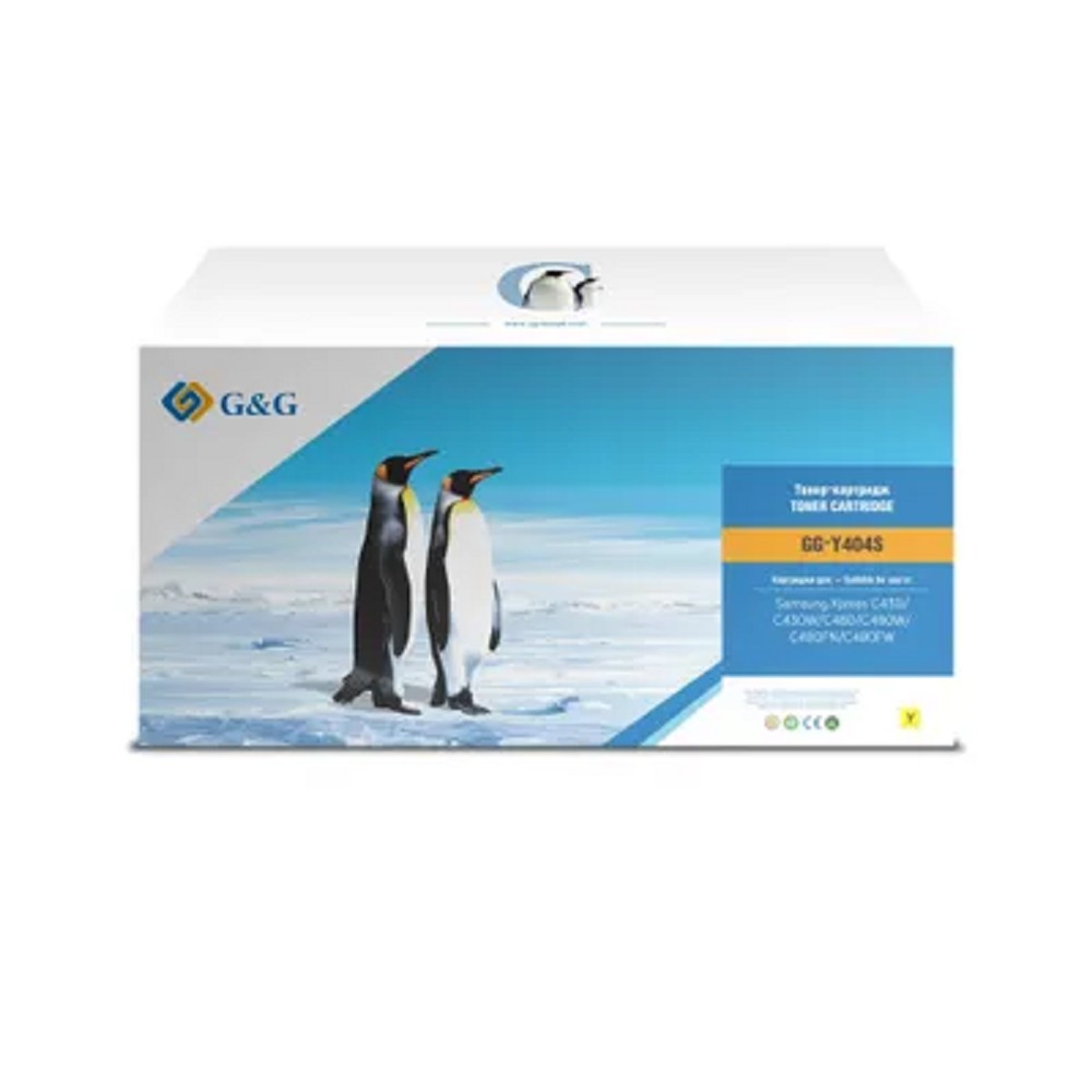 Картридж лазерный G&amp;G GG-Y404S желтый (1000стр.) для Samsung SL-C430/C430W/C480/C480W/C480FW