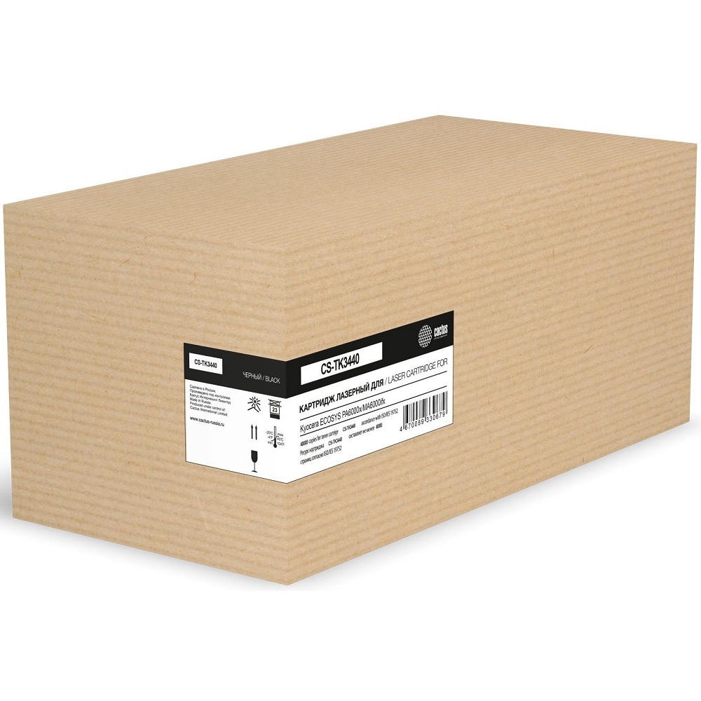Картридж лазерный Cactus CS-TK3440 TK-3440 черный (40000стр.) для Kyocera ECOSYS PA6000x/MA6000ifx