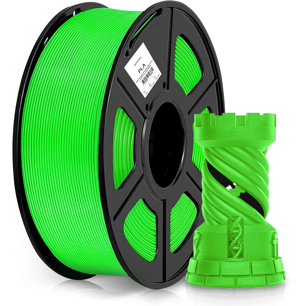 Пластик для принтера 3D Cactus CS-3D-PLA-1KG-GREEN PLA d1.75мм 1кг 1цв.