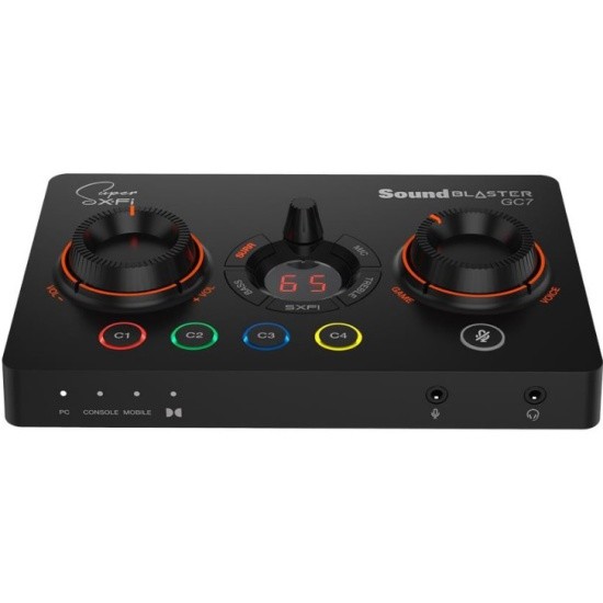 Звуковая карта USB Creative Sound BlasterX GC7,  7.1, Ret [70sb185000000]