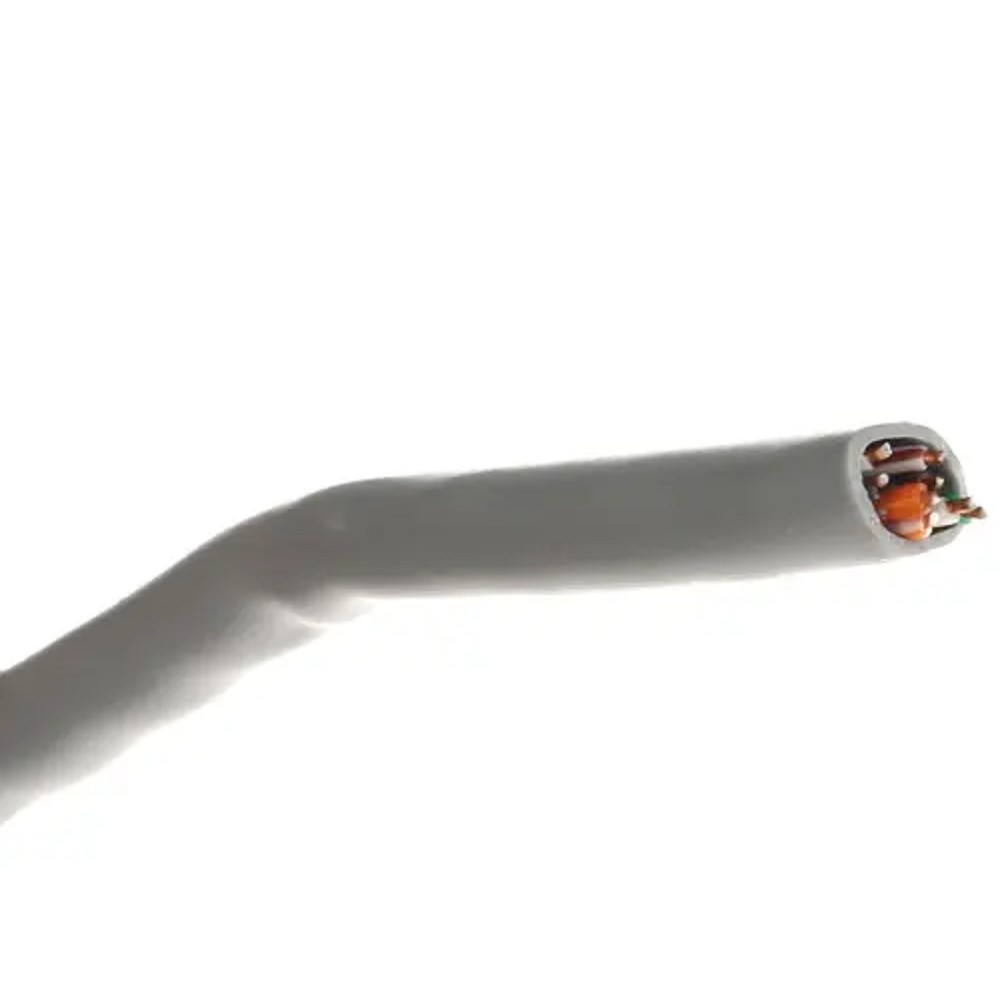 Rexant (01-0043) Кабель витая пара U/UTP, CAT 5e, PVC, 4PR, 24AWG, INDOOR, SOLID, серый, 305м