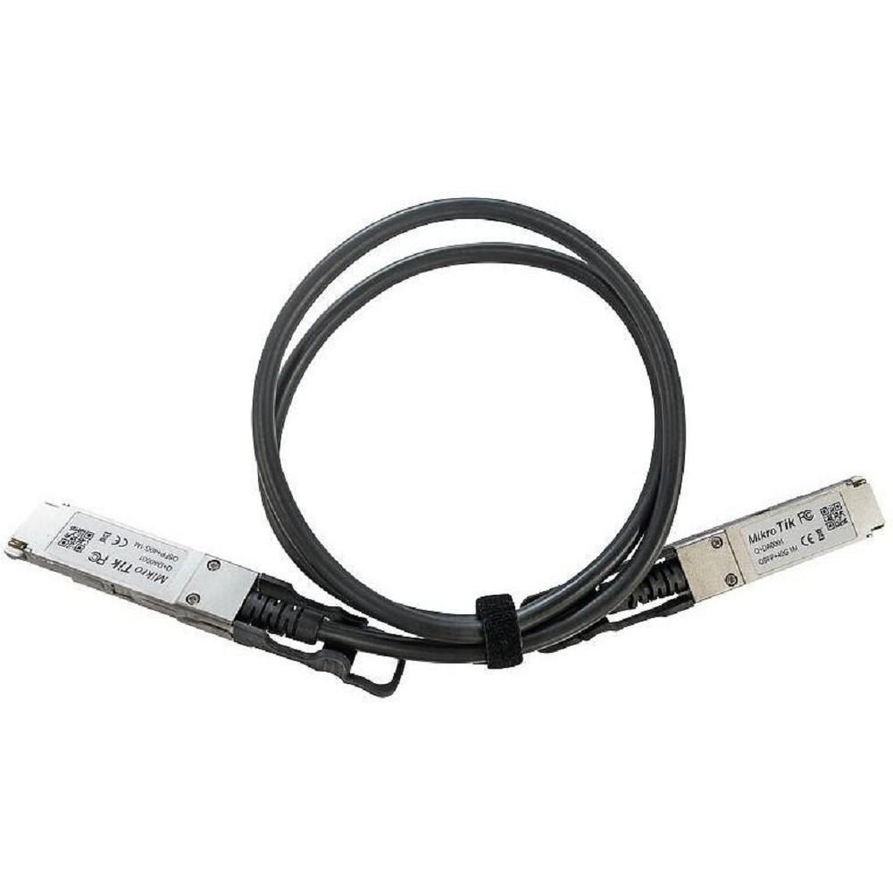 MikroTik XQ+DA0001 Патч-корд DAC, QSFP+ direct attach cable 40G/100G 1m 0C +70C