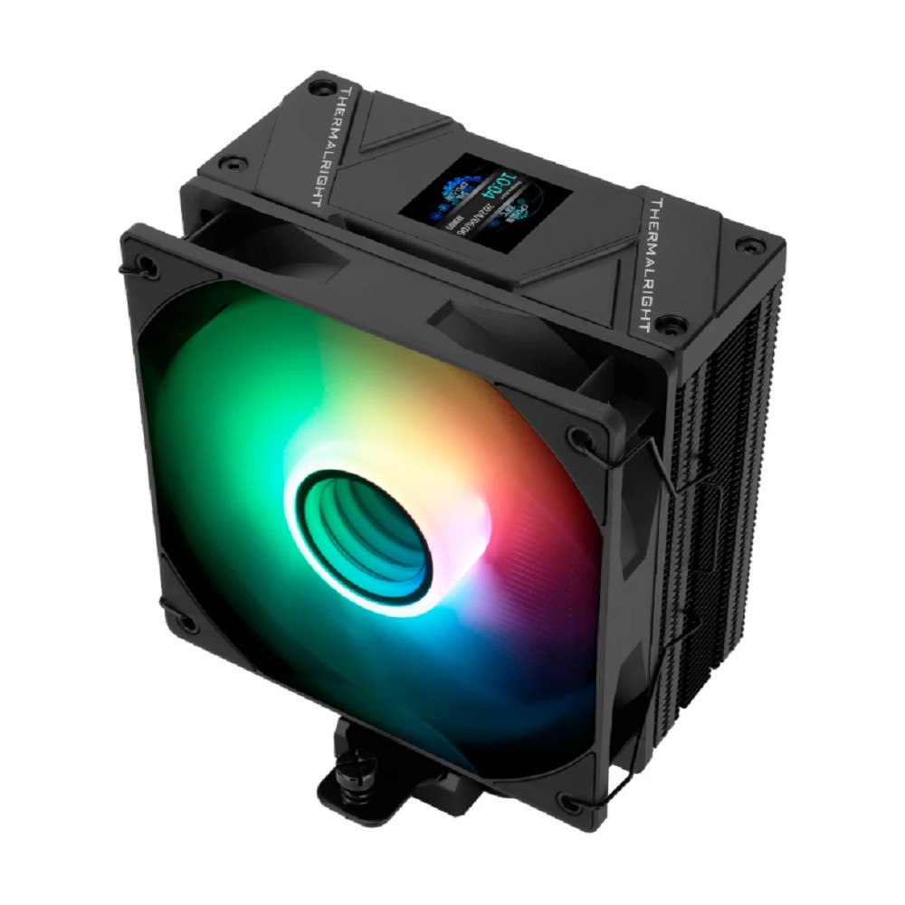 Thermalright Кулер Assassin Spirit 120 Vision ARGB Black LGA115X/1200/1700/1851 (120mm ARGB PWM Fan, 4 тепл. трубок 6мм) / TRAS120VAB