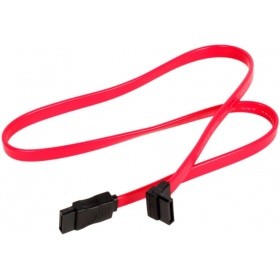 ORIENT C910, Кабель интерфейсный SATA, 0.5 м, угловой, черный/красный