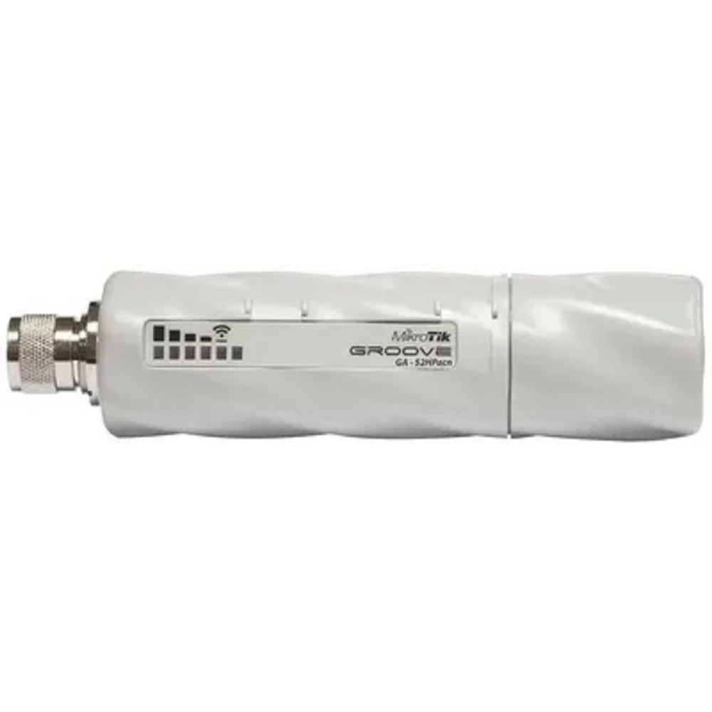 MikroTik RBGrooveGA-52HPacn Беспроводная точка доступа, 2.4/5 ГГц 802.11ac Groove 52 ac with 720MHz CPU, 64MB RAM, 1 x Gigabit LAN, 1 x built-in high power 2.4/5GHz 802.11a/b/g/n/ac
