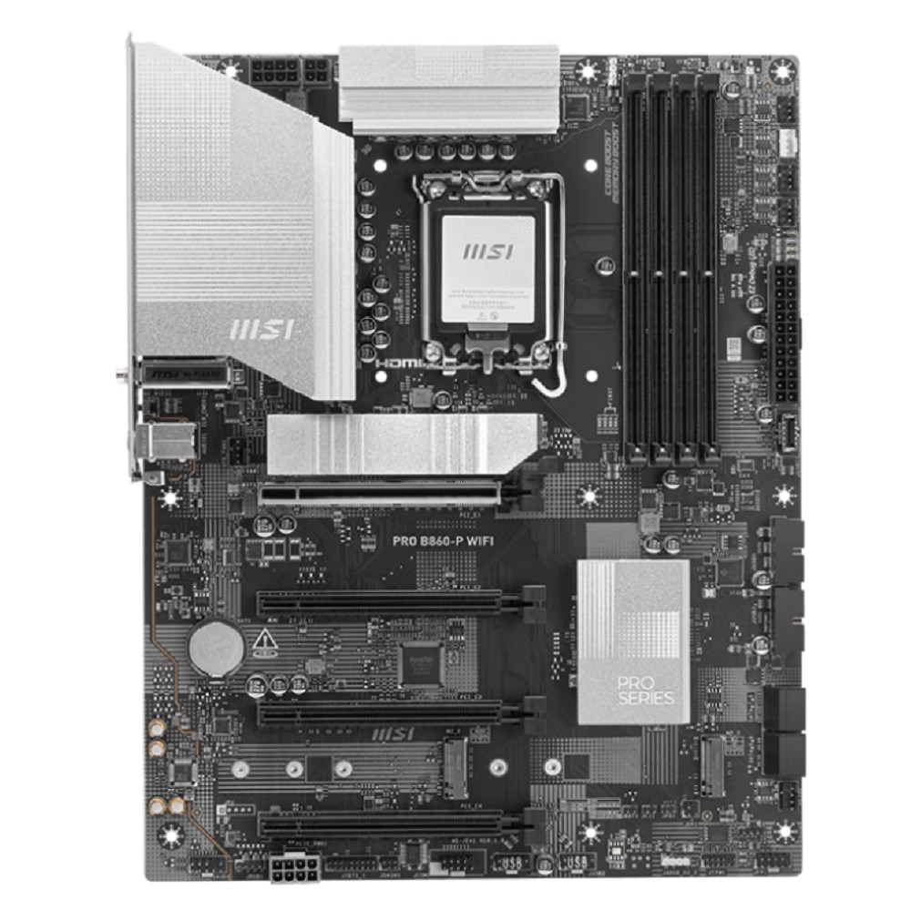 MSI PRO B860-P WIFI {Soc-1851 Intel B860 4xDDR5 ATX AC`97 8ch(7.1) 5Gigabit RAID+HDMI+DP}