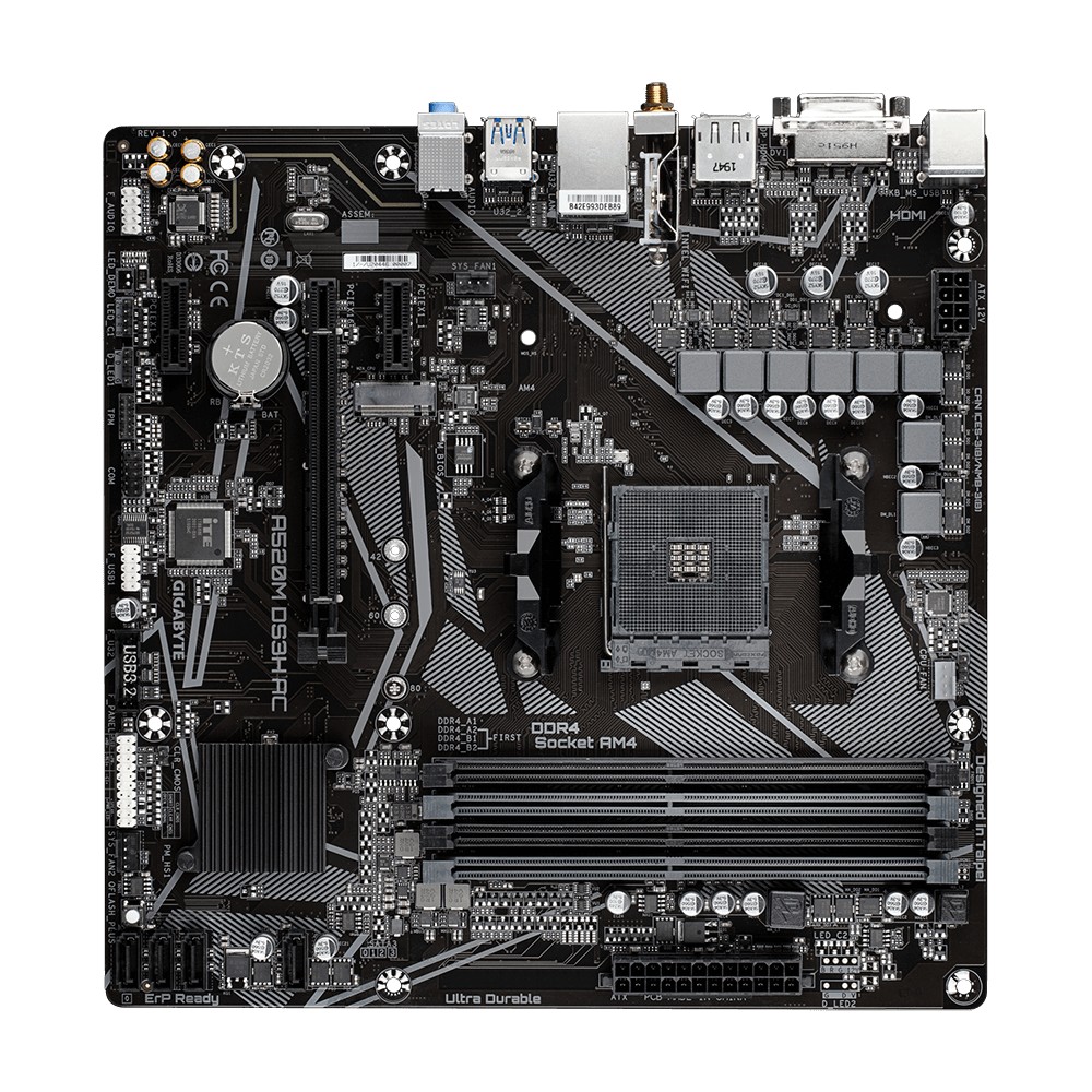 Gigabyte A520M DS3H AC, RTL