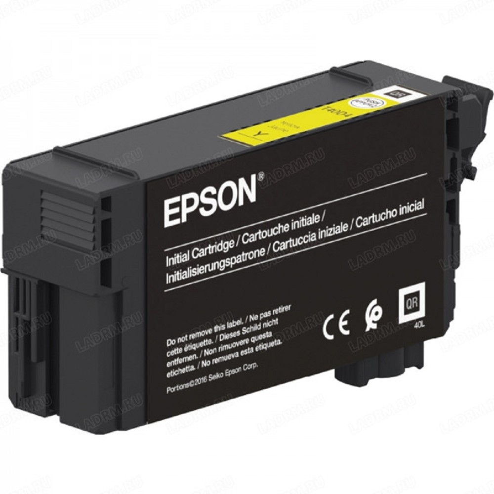 Epson C13T40D440 картридж для Epson для SC-T3100/5100, 50 мл, желтый (LFP)