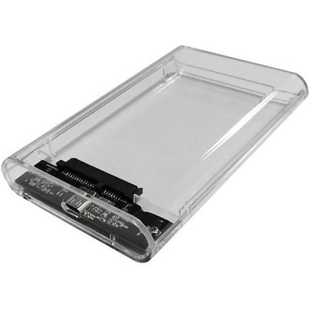 AgeStar 3UB2P6C Внешний корпус для HDD/SSD SATA III пластик прозрачный 2.5"