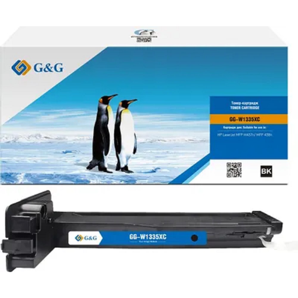 Картридж лазерный G&amp;G GG-W1335XC W1335X черный (13700стр.) для HP LJ MFP M437n/MFP 438n с чипом
