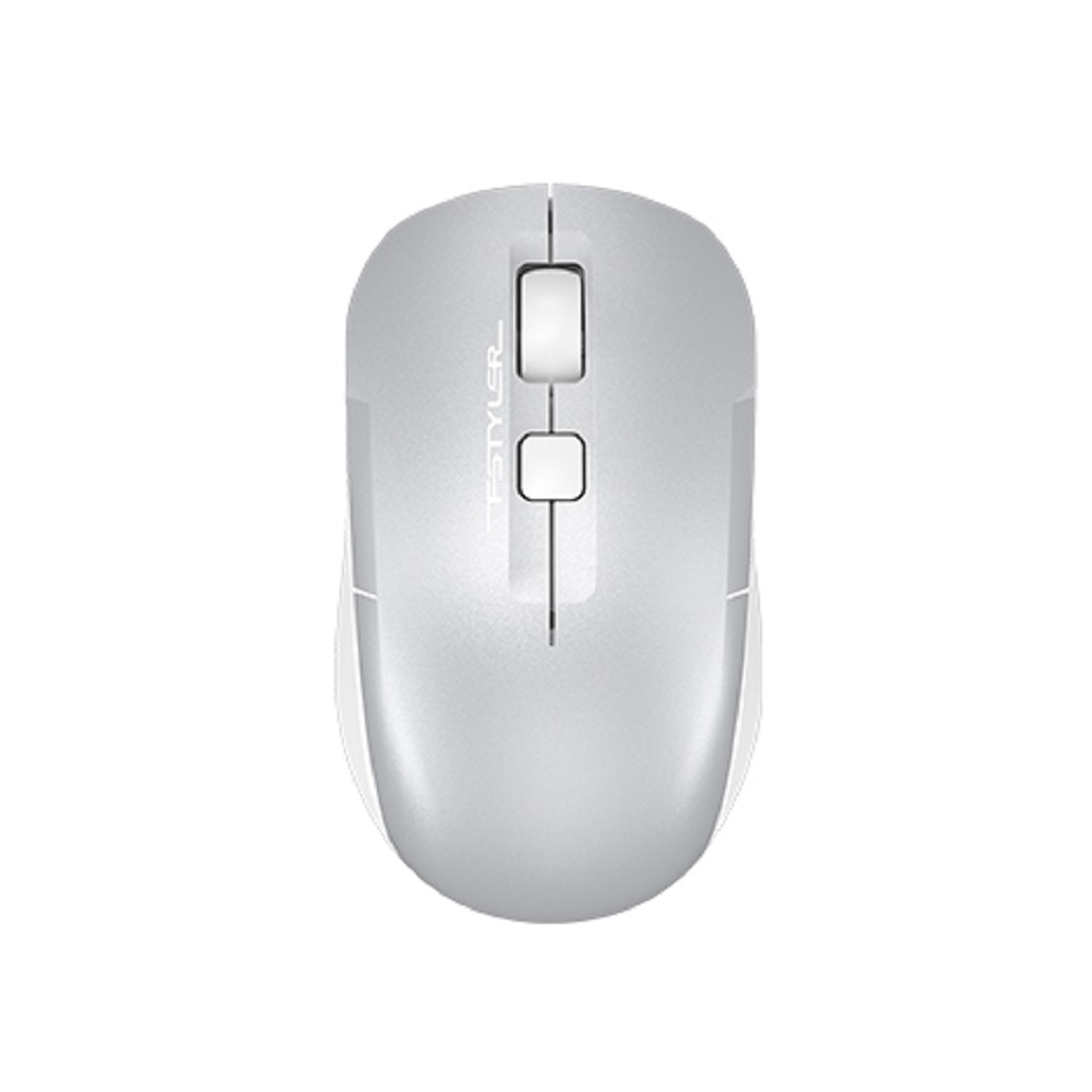 Мышь A4TECH Fstyler FB26CS Air2, оптическая, беспроводная, USB, серебристый и белый [fb26cs air2 icy white]