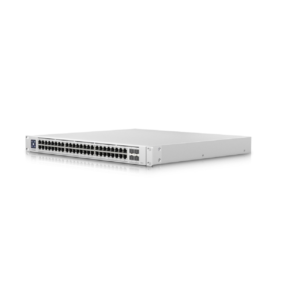 UBIQUITI USW-Enterprise-48-PoE PoE-коммутатор в стойку, 48х 2.5G RJ45, 4х 10G SFP+, раздача 720 Вт