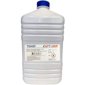 Тонер Cet CE28-K/CE28-D CET111072579 черный бутылка 579гр. (в компл.:девелопер) для принтера KONICA MINOLTA Bizhub C258/308/368