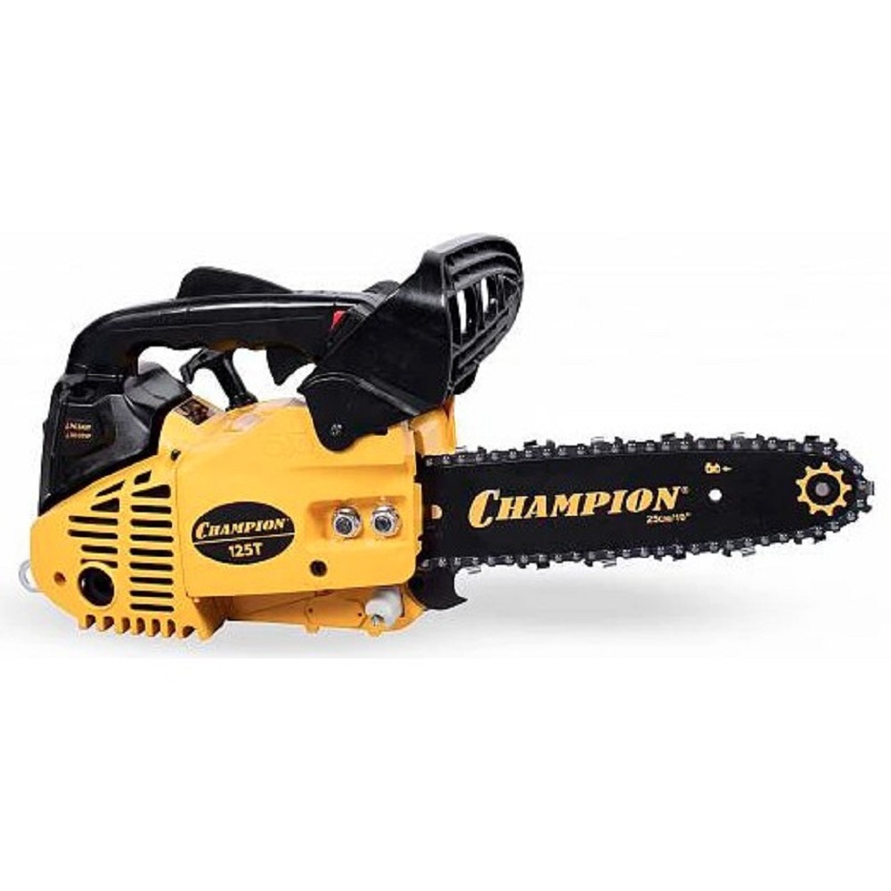 CHAMPION Бензопила 125T-10 { 0,7кВт 25,4см? 3,2кг }