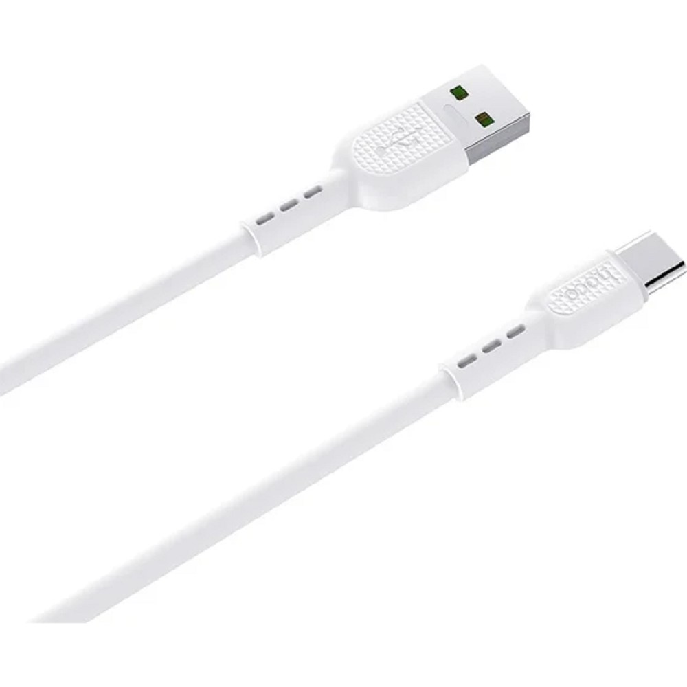 HOCO Кабель USB2.0 Hoco AM/Type-C, 5А, X33, 1м, белый, коробка