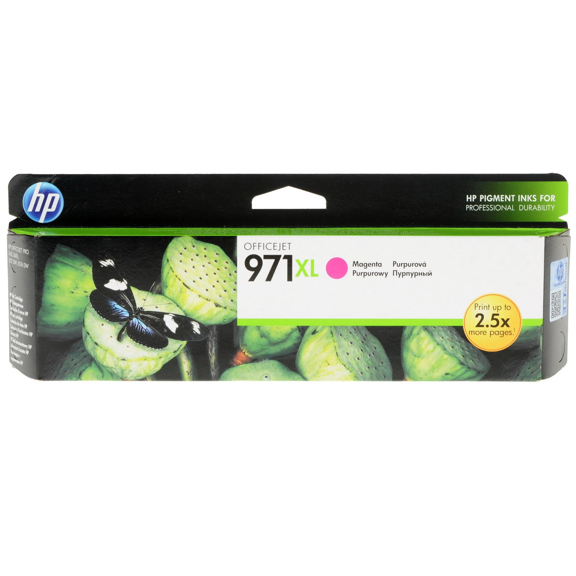 HP CN627AE Картридж №971XL, Magenta {Officejet Pro X451dw, X476dw, X551dw, X576dw, Magenta}