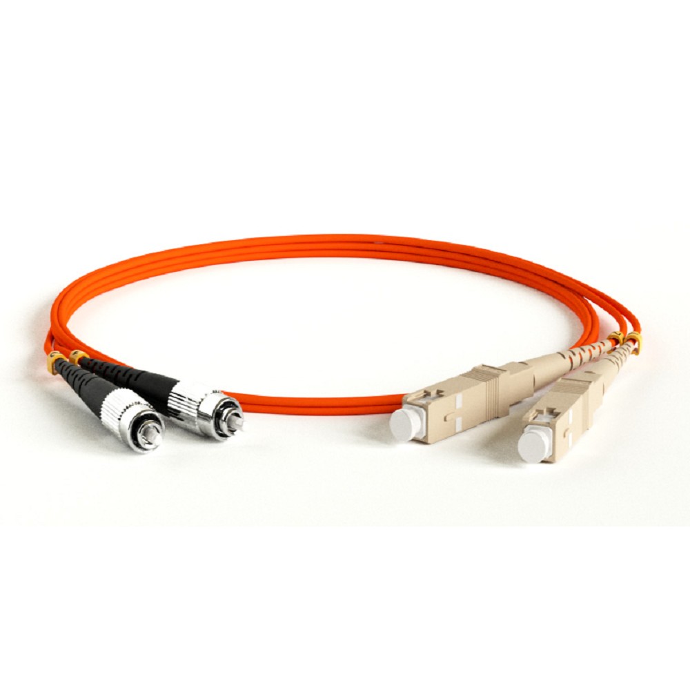 Hyperline FC-D2-50-FC/­PR-SC/­PR-H-1M-LSZH-OR Патч-корд волоконно-оптический (шнур) MM 50/­125, FC-SC, 2.0 мм, duplex, LSZH, 1 м