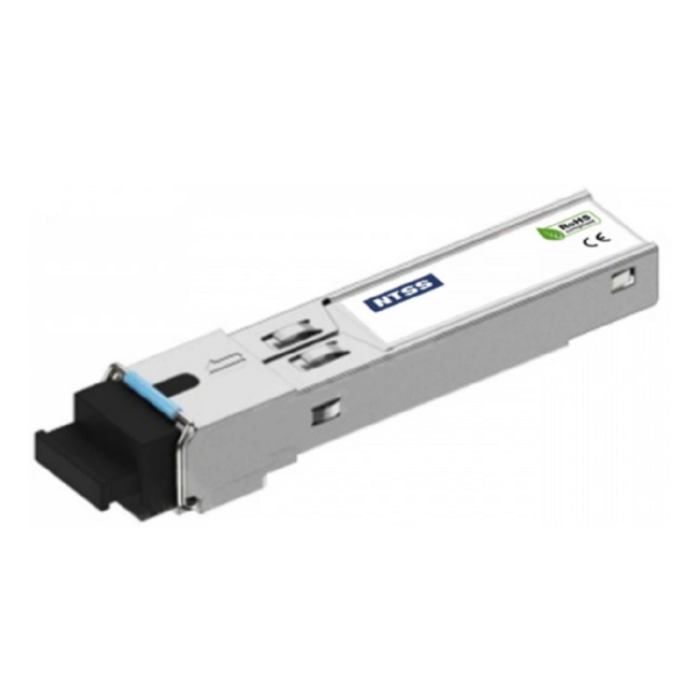 NTSS Модуль NTSS SFP, 1,25Гбит/с, разъём SC, рабочая длина волны 1310/1550нм, SM, WDM, дальность до 3км, ОБ 6дБ, DDM NTSS-SFP-1.25G-35-3SD