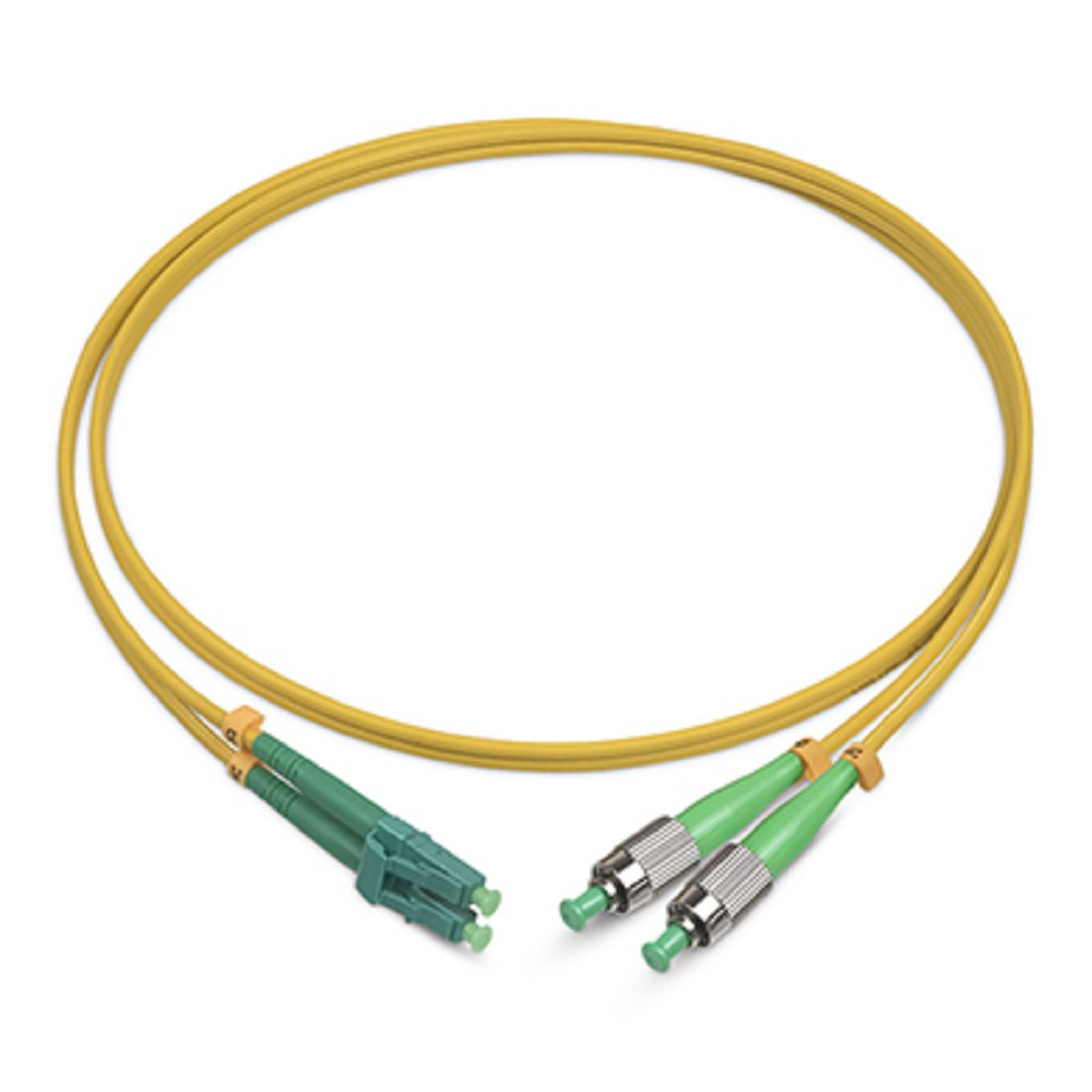 Cabeus FOP(d)-9-FC/APC-LC/APC-2m Шнур оптический duplex FC/APC-LC/APC 9/125 sm 2м LSZH