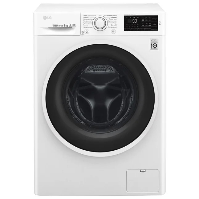 Стиральная машина LG F2J6TN0W класс: A загр.фронтальная макс.:8кг белый