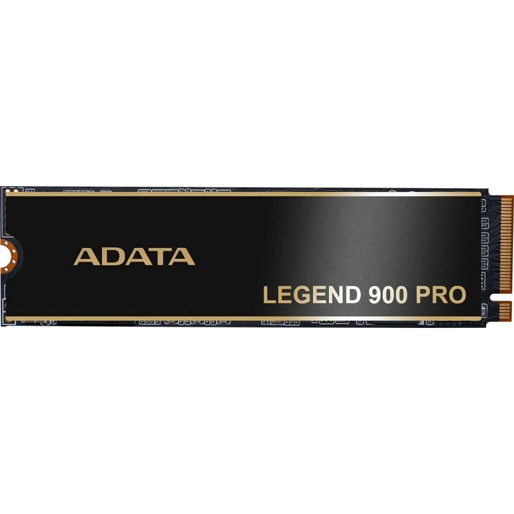 A-DATA SSD 4TB LEGEND 900 PRO, M.2(22x80mm), NVMe 1.4, PCIe 4.0 x4, 3D NAND, R/W 7400/6500MB/s, IOPs н.д./н.д., TBW 2400, DWPD 0.3 