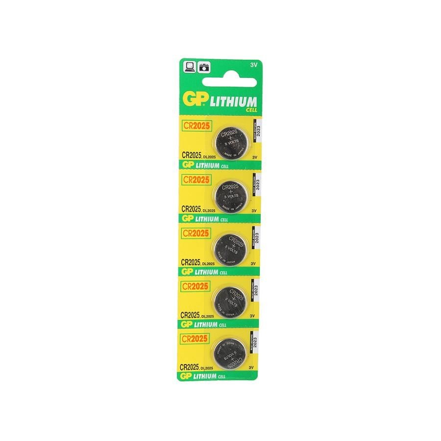 Батарея GP Lithium CR2025 (5шт. уп)