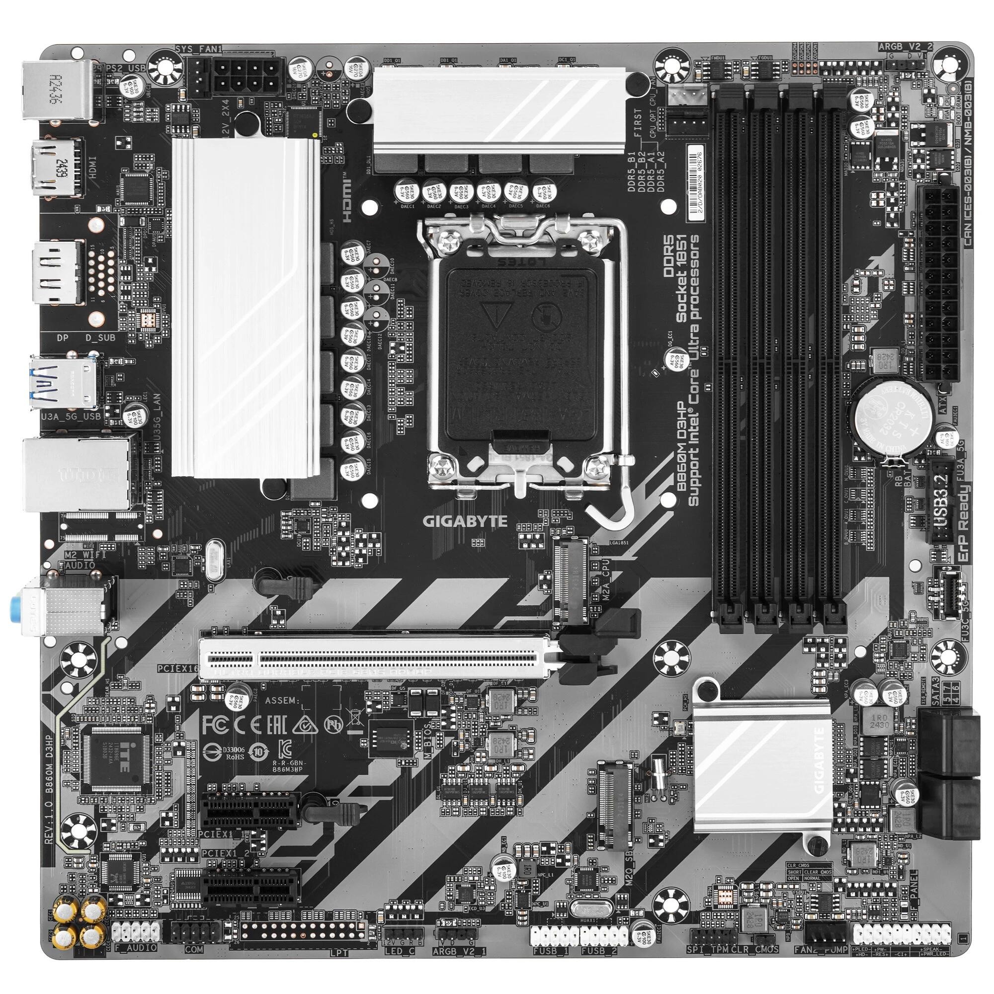 Gigabyte B860M D3HP