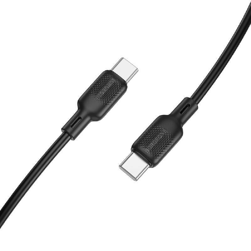 BOROFONE BX113/ USB кабель Type-C/ 2m/ 3A/ Силикон/ Black