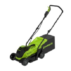 Greenworks GD24LM33 Газонокосилка аккумуляторная , 24V, 33 см, бесщеточная, без АКБ и ЗУ [2516107]