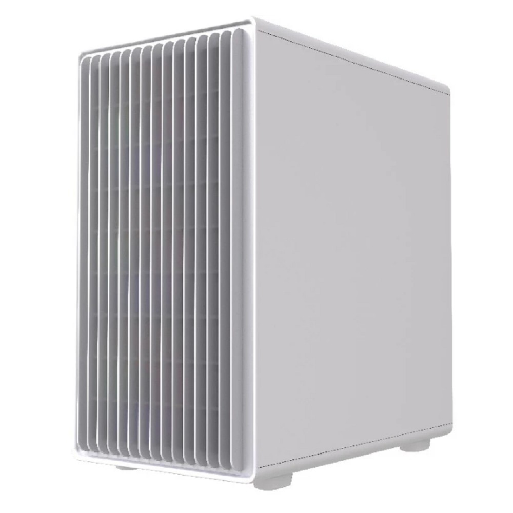 Powercase Корпус Mistral Micro C4W ARGB, Tempered Glass, 4x 120mm ARGB PWM Fan, белый, mATX  (CMMCW-A4)