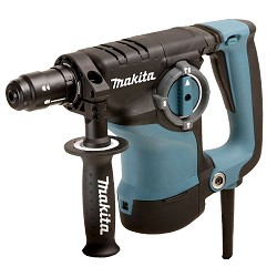 Makita HR2811FT Перфоратор SDS+ [HR2811FT] {800Вт,3реж,2.9Дж,0-4500у\м,3.4кг,чем,Д-образ,б\съем патрон,подсв,АВТ}